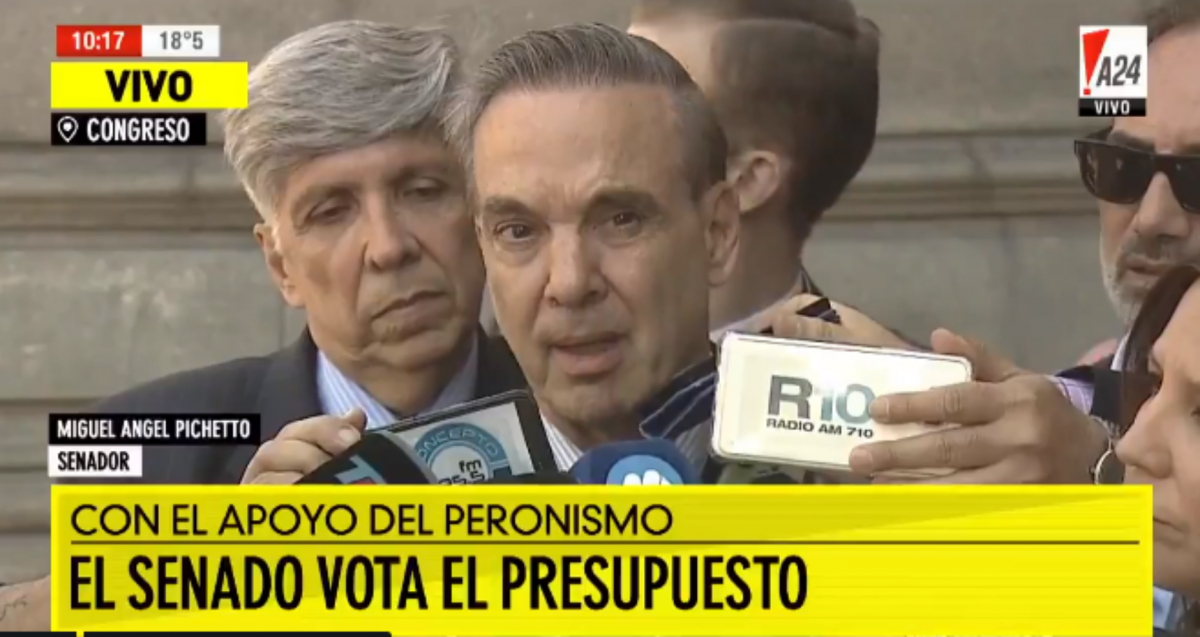 Pichetto, sobre la salida de Alperovich del bloque PJ: Son situaciones de la política y hay que tomarlo con serenidad