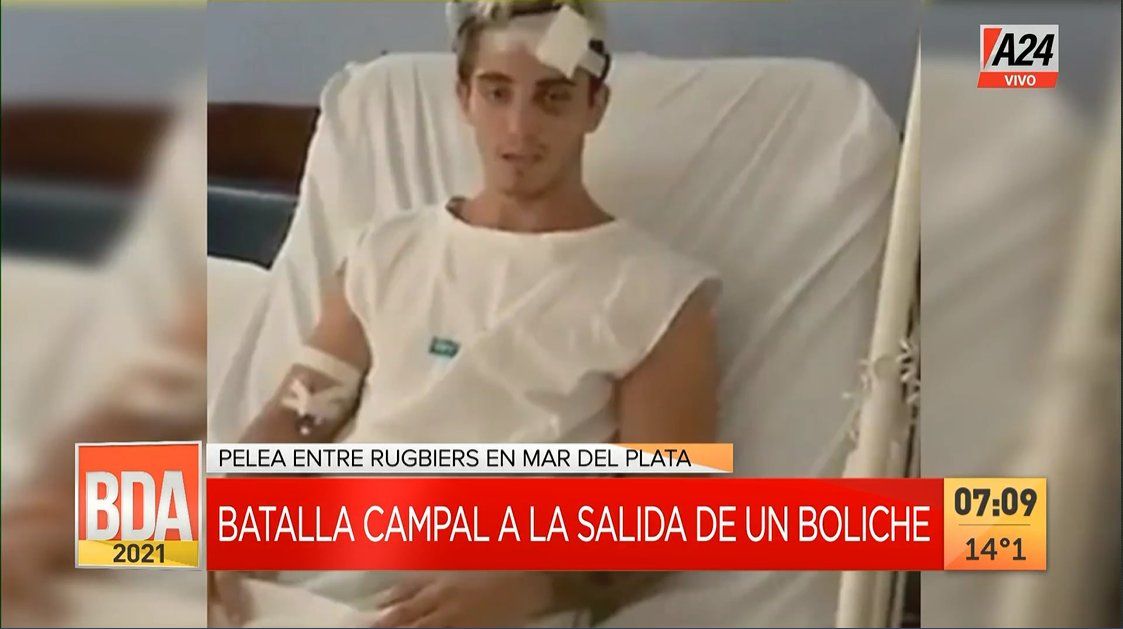 Un joven internado en terapia intensiva por la pelea de rugbiers a la salida de un boliche.