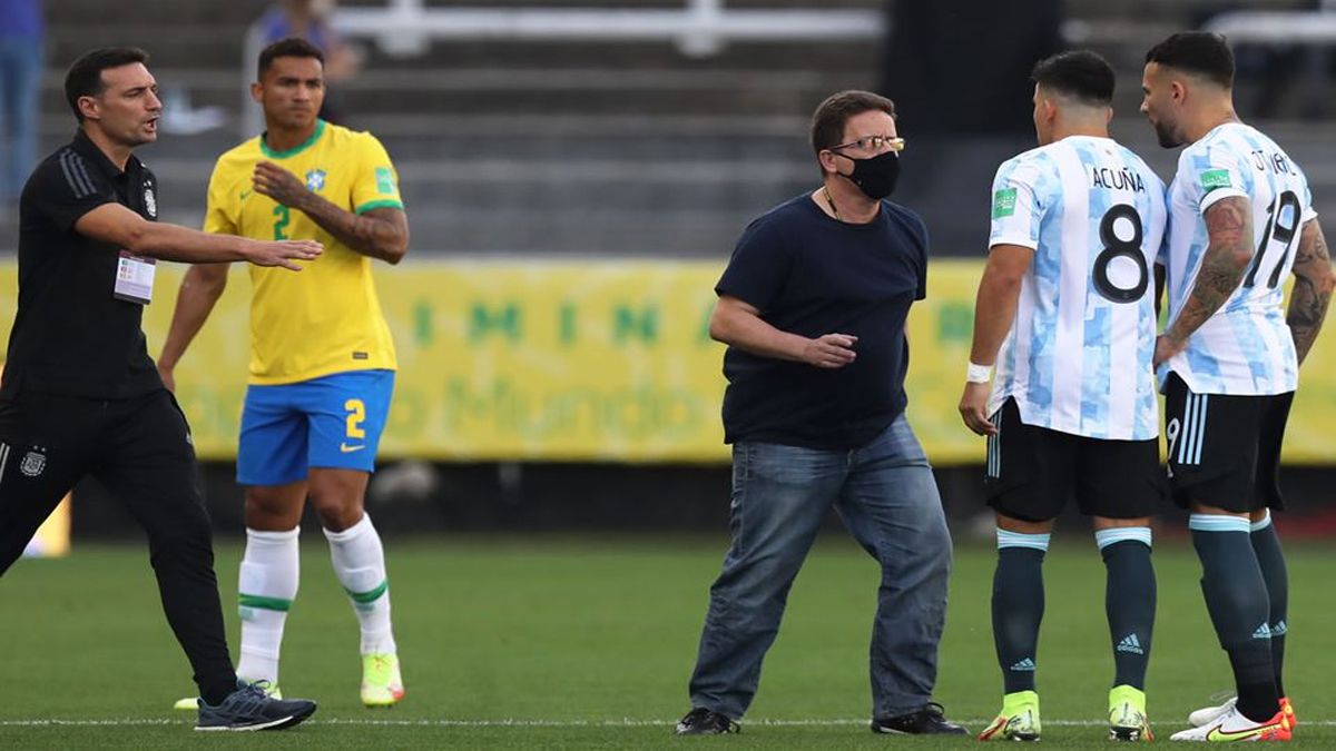 Brasil-Argentina: el tuit de la CONMEBOL tras la suspensión del partido