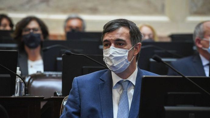 El emotivo gesto de los senadores con Esteban Bullrich por su lucha contra la ELA