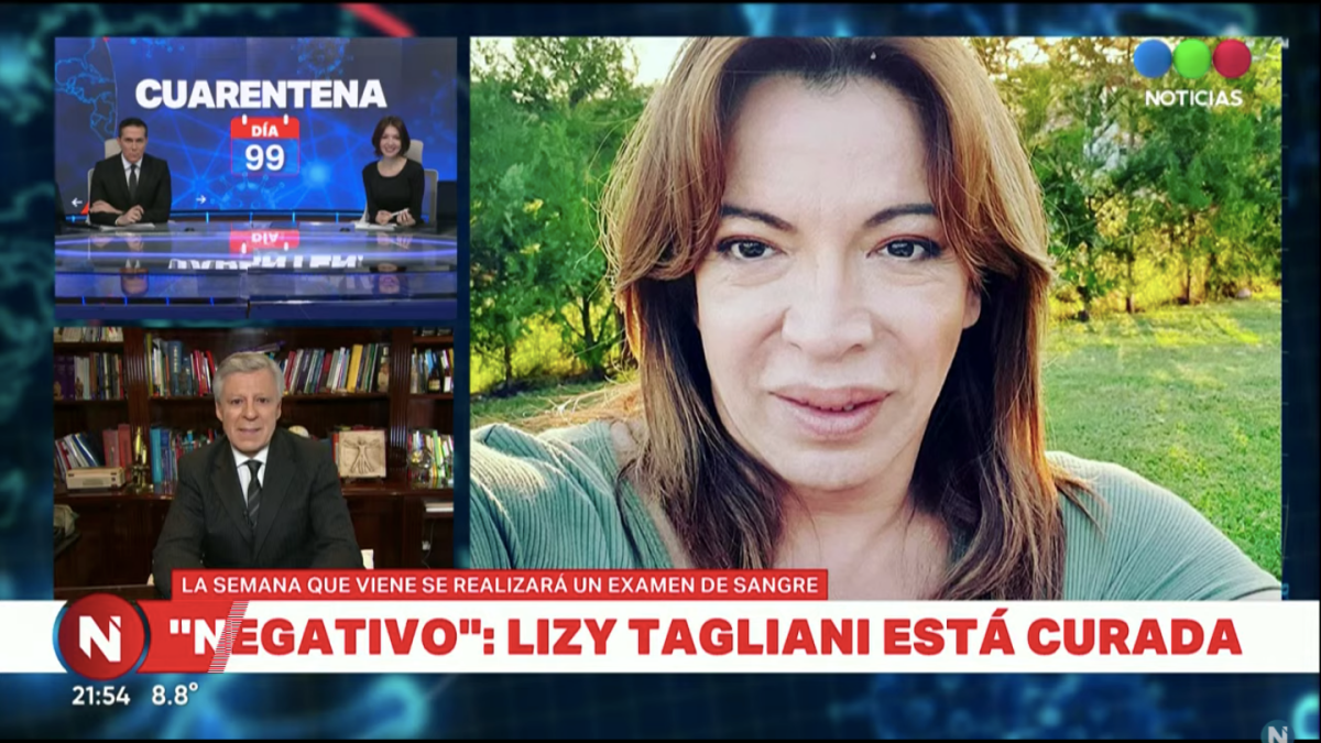 Lizy Tagliani venció al coronavirus