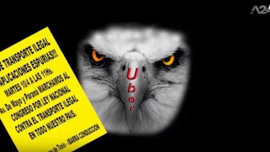 Los taxistas en pie de guerra: con un particular video convocan a marchar contra Uber