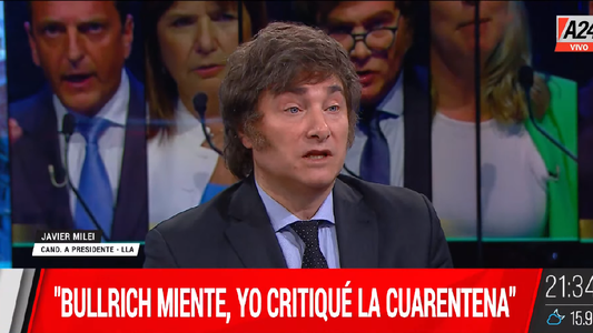 Javier Milei con Esteban Trebucq: Lo de los ataques de pánico es mentira