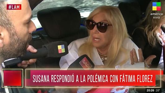 Susana Giménez habló del chiste de Fátima Flórez que le habría molestado: No voy a perder tiempo con...