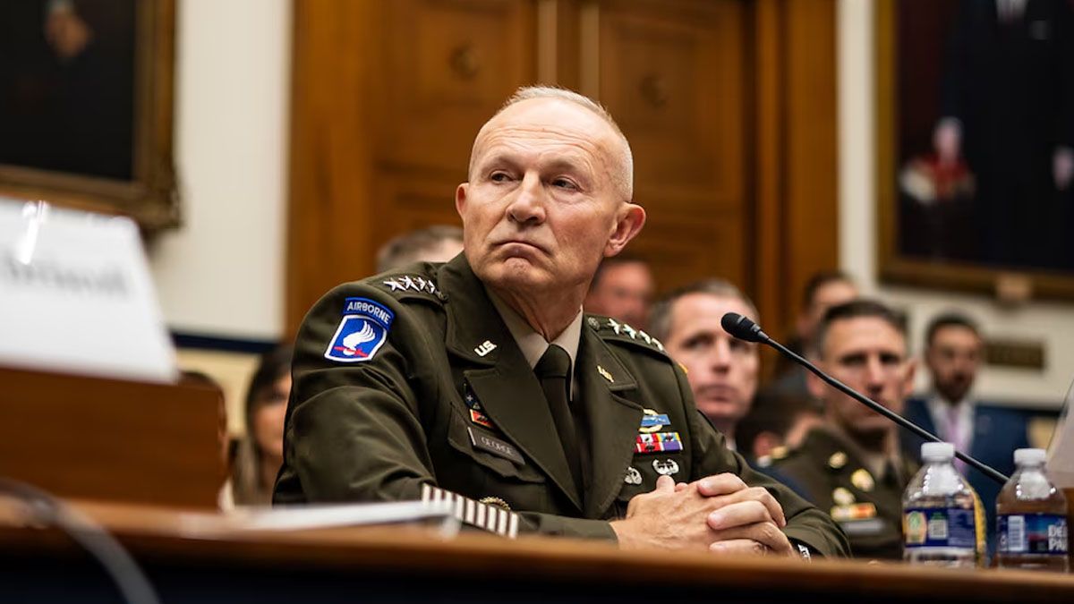 El jefe del ejército de los Estados Unidos. Fusible de los errores de Trump en la guerra con Irán. (foto: Reuters)