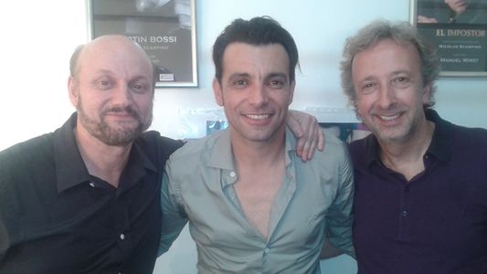 Juan José Campanella visitó el espectáculo de Martín Bossi