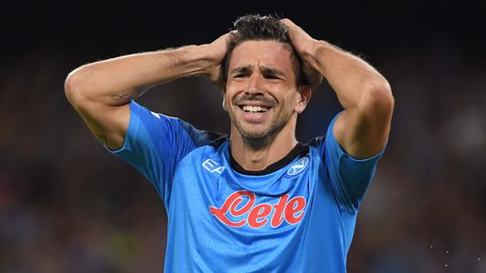 Napoli-Liverpool: Gio Simeone marcó un gol y se emocionó en el festejo