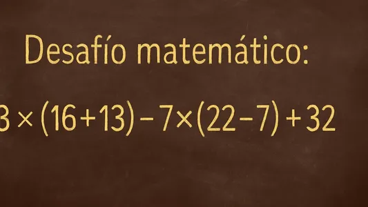 Desafío matemático: la cuenta parece sencilla, pero muchos cometen un error frecuente
