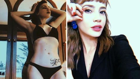 El sexy tatuaje de Celeste Cid: un dragón en el abdomen