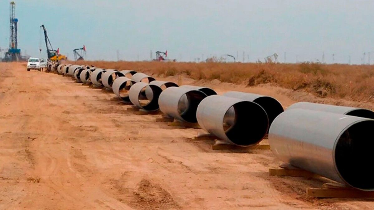 La construcción del gasoducto Néstor Kirchner