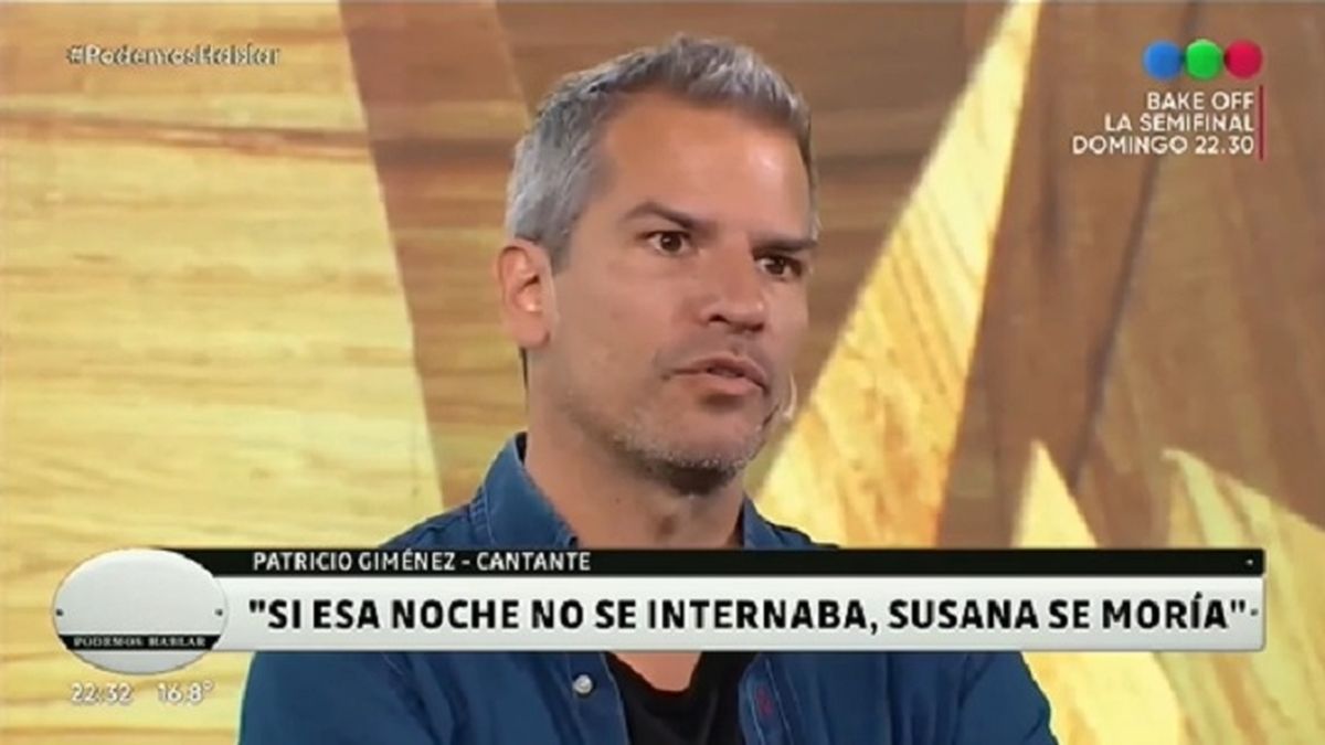 Patricio Giménez contó que de no internarla engañada al contagiarse de Covid, Susana Giménez hubiera muerto. 