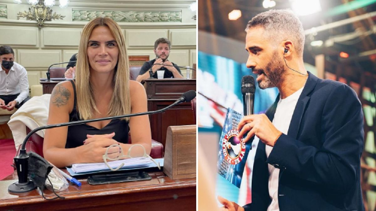 Amalia Granata durísima con El Pollo Alvarez