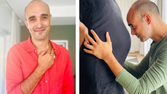 Abel Pintos mostró la primera foto de su hijo Agustín: Todo lo que diga está de más