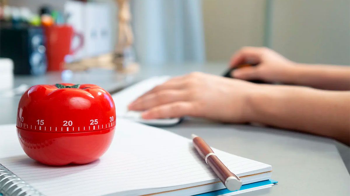 Técnica Pomodoro en la oficina.