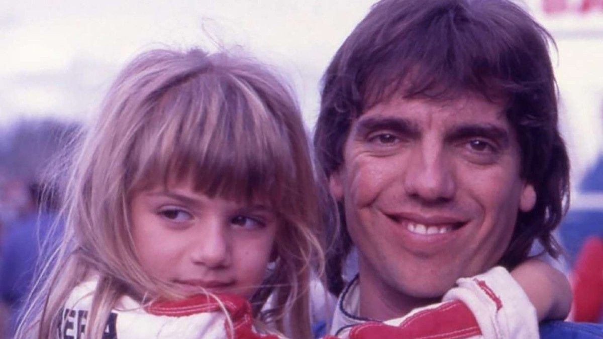 Silvio Oltra junto a su hija Carolina.