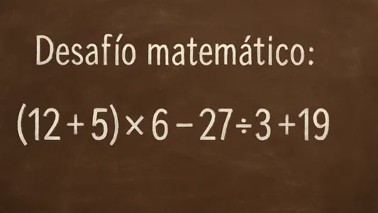 Desafío matemático: ¿lo podés resolver en menos de 10 segundos?