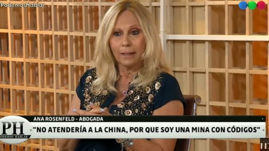 Ana Rosenfeld muy dura con La China Suárez: Soy una mina con códigos