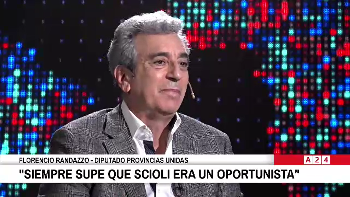 Randazzo particiipó del programa Entrevista de Luis Novaresio. (Foto: A24.
