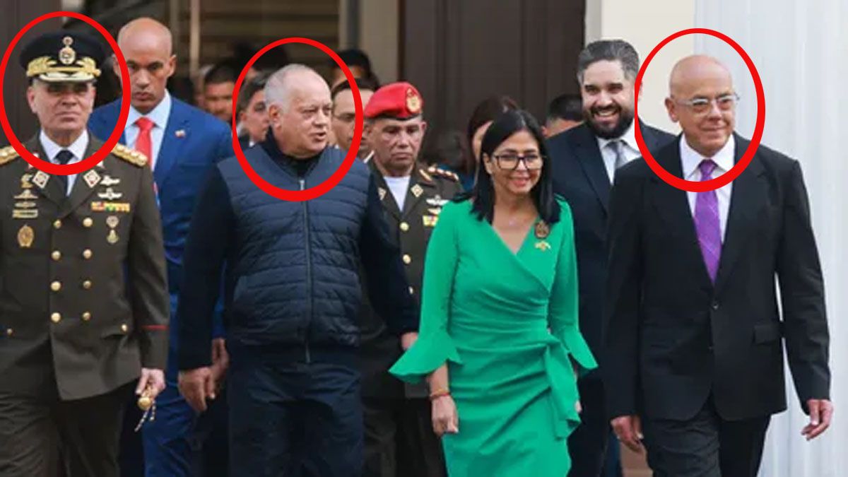 Además de Maduro, también cuentan con pedidos de captura internacional Diosdado Cabello y Noguera Pietri.