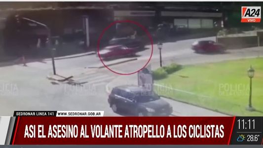 Tragedia en Palermo: así atropelló a las ciclistas y se fugó