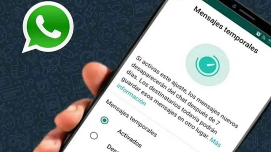 WhatsApp aumenta los tiempos para los mensajes temporales
