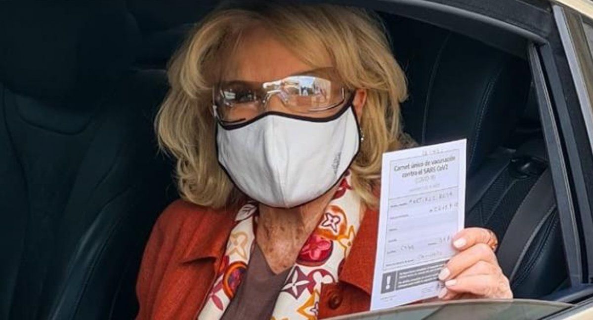 Mirtha Legrand se vacunó contra el COVID-19