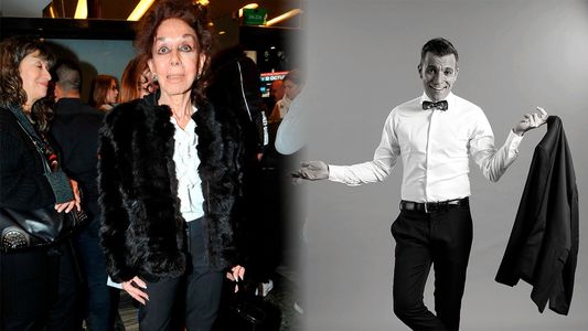 Coca Calabró evitó a la prensa en el festejo de Martín Bossi