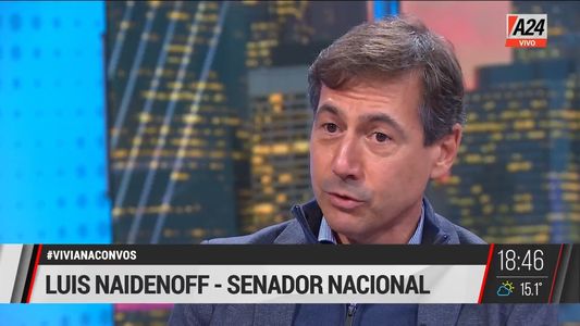 Luis Naidenoff y un mensaje a Facundo Manes: No se transforma un país desde la cobardía