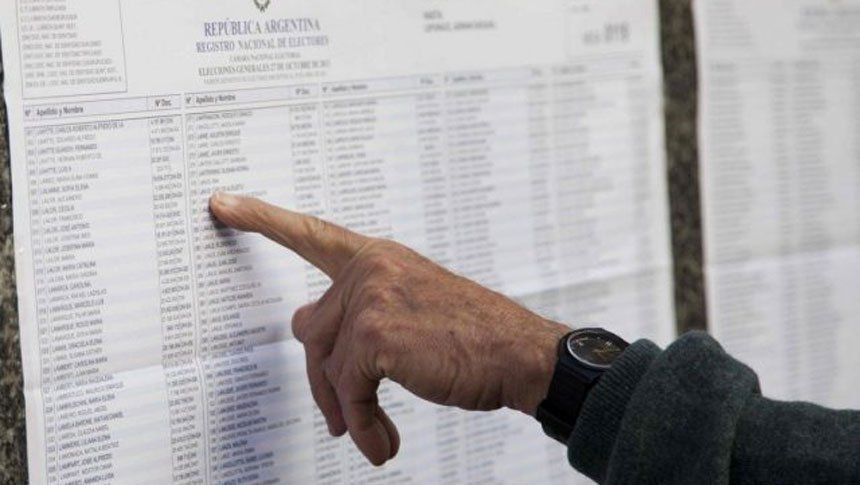 Dónde voto: consultá los padrones definitivos para las PASO y las elecciones generales