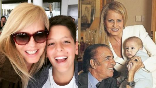 Cecilia Bolocco y Carlos Menem, en una guerra por el lugar de residencia de su hijo Máximo