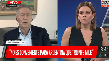 Juan Schiaretti, en A24: Hay que evitar que el país ...