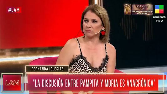 La dura crítica de Fernanda Iglesias a Pampita por la pelea con Moria Casán: Me asombra lo machista que es