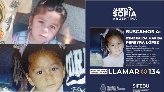 Qué es y cómo funciona el Alerta Sofía, el sistema que busca a la nena desaparecida en Córdoba