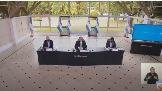 Las filminas de Alberto: qué datos mostró para defender una nueva extensión del aislamiento