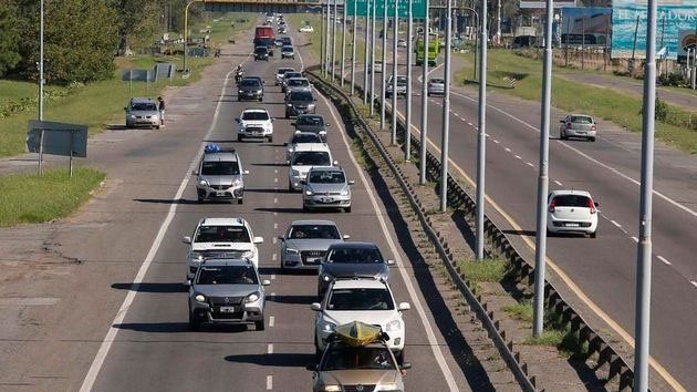 Recambio turístico: 2.700 autos por hora circulaban hacia la Costa Atlántica