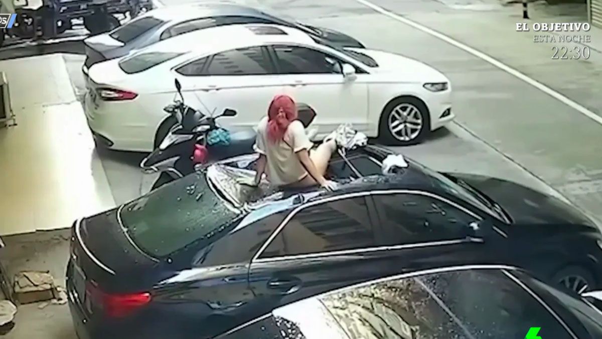La joven que se salvó de milagro.