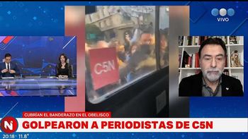 Cristina Pérez quiso responsabilizar a Alberto Fernández por el ataque a C5N y Sietecase la cruzó en vivo