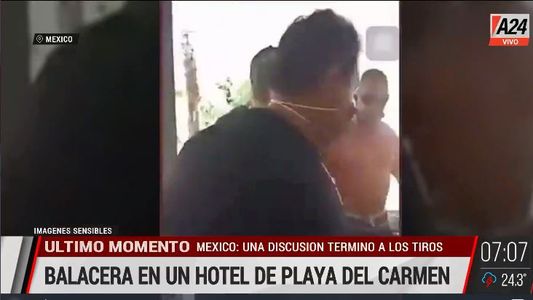 Audio del feroz tiroteo entre turistas en Playa del Carmen