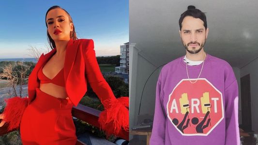 Celeste Cid confirmó su noviazgo con el músico Abril Sosa: las fotos y los menajes que recibieron