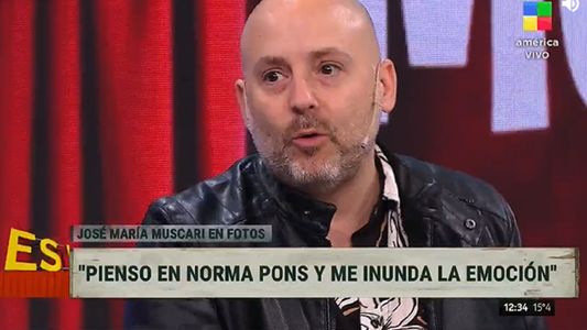 La emoción de José María Muscari al recordar a Norma Pons