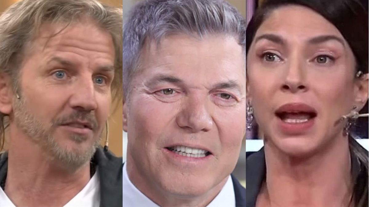 Facundo Arana, Fernando Burlando y Romina Gaetani.&nbsp;