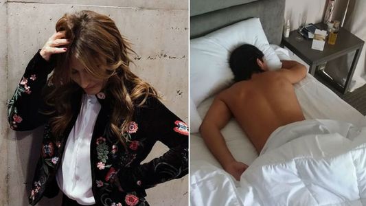 La foto hot que publicó Marcela Tauro de su novio en la cama