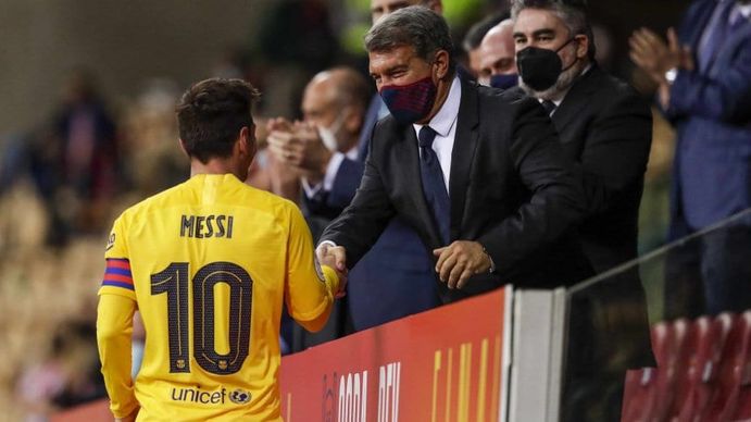 Laporta: Tuve la esperanza de que Messi jugara gratis