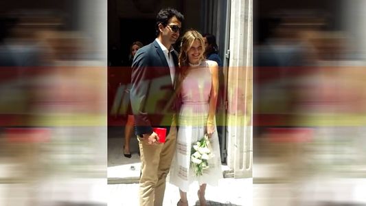 Sofía Zámolo se casó por civil con José Félix Uriburu