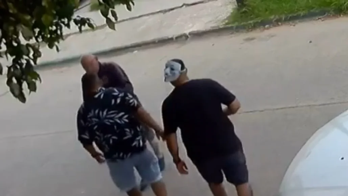 El momento de la discusión que terminó en tragedia.