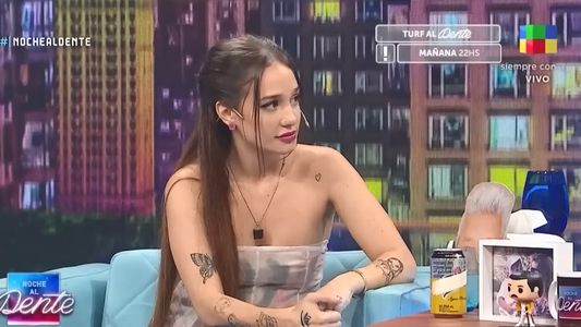 Ángela Torres reveló en Noche al Dente cuándo y por qué debió empezar a hacer terapia