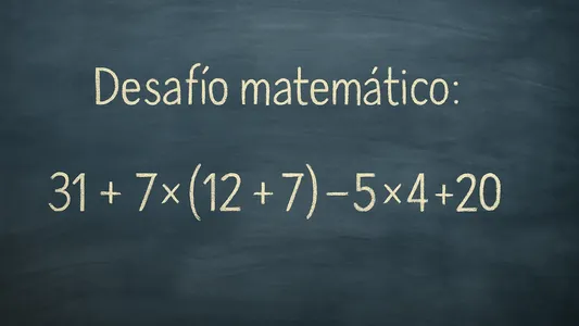 Desafío Matemático: ¿podés completar esta operación con restas?