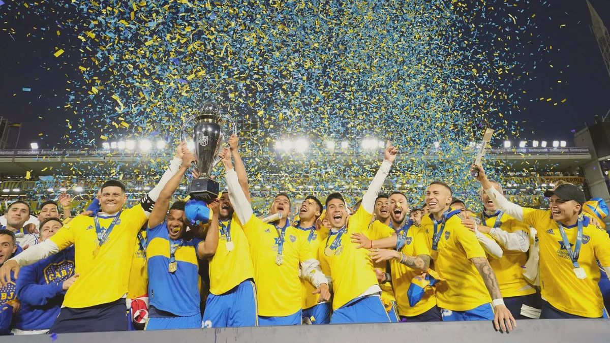 Boca fue campeón de la Liga Profesional 2022. 