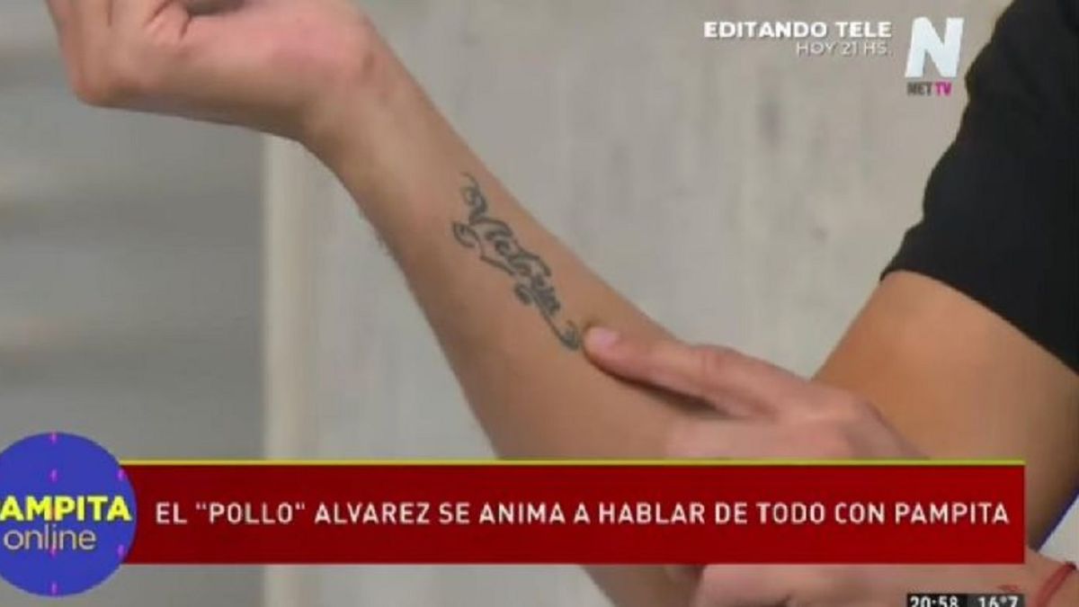 El Pollo Álvarez contó la especial historia de su primer tatuaje