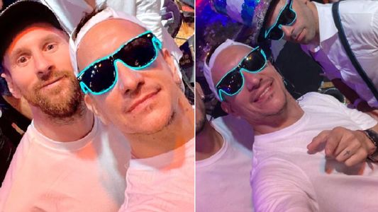 Nico Vázquez festejó la Copa del Mundo con Messi en Rosario